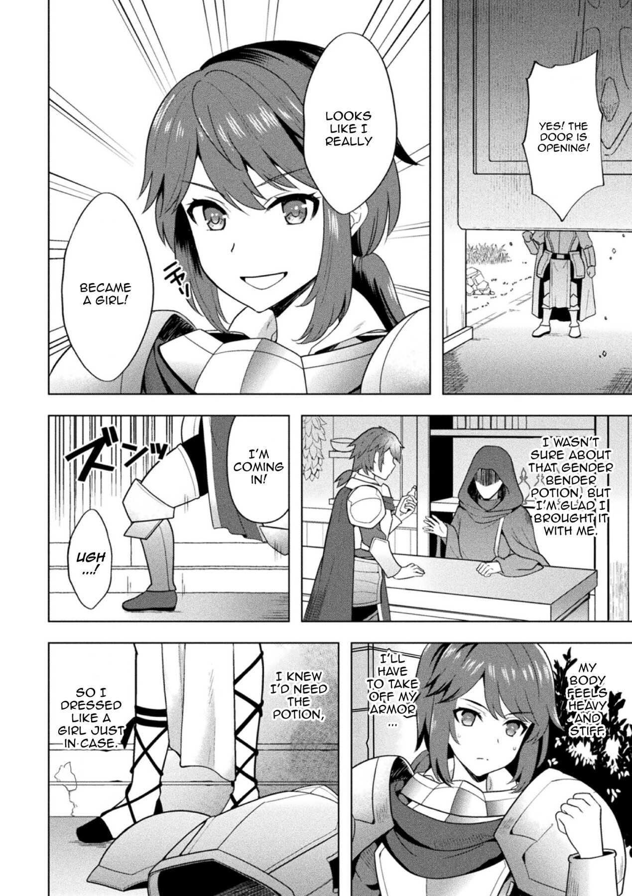 Hentai Manga Comic-Feminized Knight Belveed-Read-2